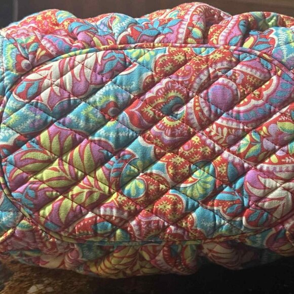 Vera Bradley Glenna Shoulder Bag in Retired Print Paisley in Paradise EUC - Picture 7 of 16